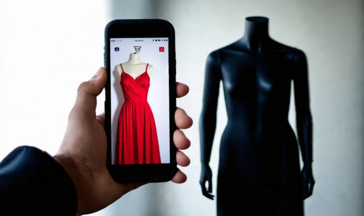 Ilustracion conceptual sobre Visual Search eCommerce